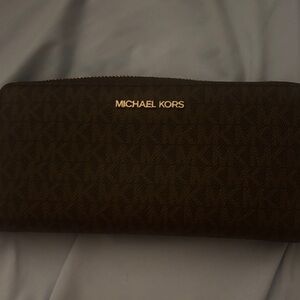 Michael Kors Brown Leather Wallet